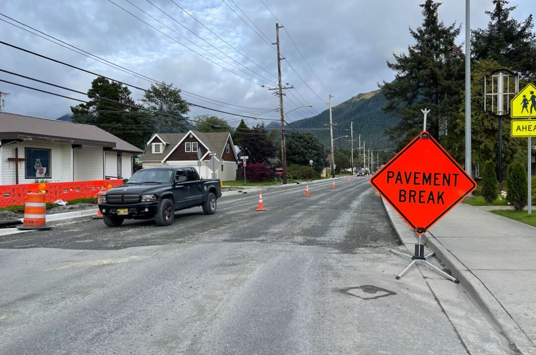 A month of construction remains for Sitka's Sawmill Creek Road KCAW